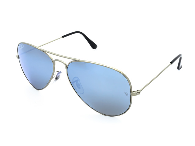 Сонцезахисні окуляри Ray-Ban Aviator Large Metal RB 3025 019/W3 58 мм. MIRROR BLUE POLAR . Фото 2