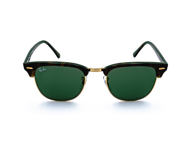 Сонцезахисні окуляри Ray-Ban Clubmaster RB 3016 W0366 49 мм. TINTED GREEN