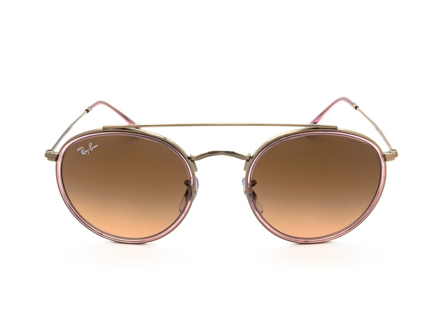 Сонцезахисні окуляри Ray-Ban Round Double Bridge RB 3647N 9069/A5 51мм. GRADIENT BROWN