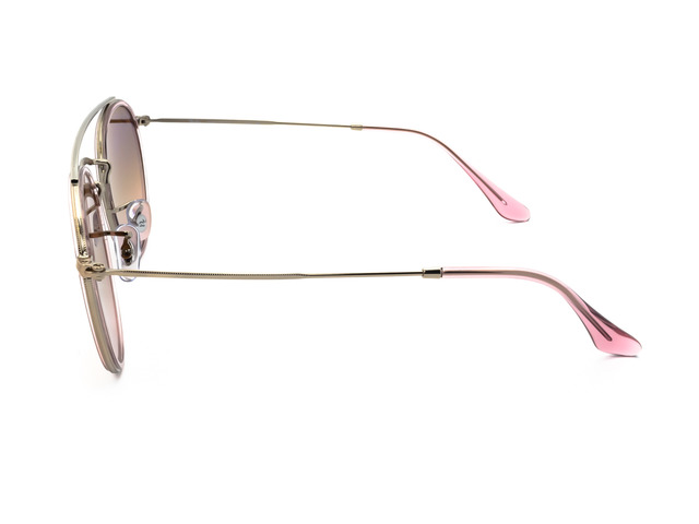 Сонцезахисні окуляри Ray-Ban Round Double Bridge RB 3647N 9069/A5 51мм. GRADIENT BROWN. Фото 3