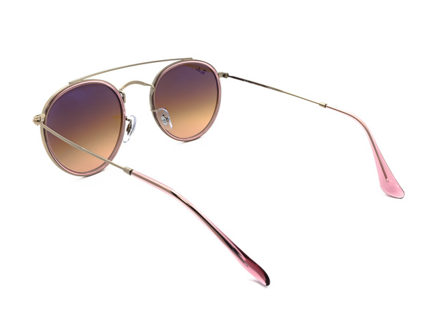Сонцезахисні окуляри Ray-Ban Round Double Bridge RB 3647N 9069/A5 51мм. GRADIENT BROWN. Фото 4