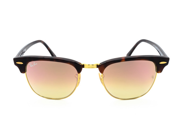 Сонцезахисні окуляри Ray-Ban Clubmaster Flash Lenses RB 3016 990/7O 49 мм. MIRROR BROWN