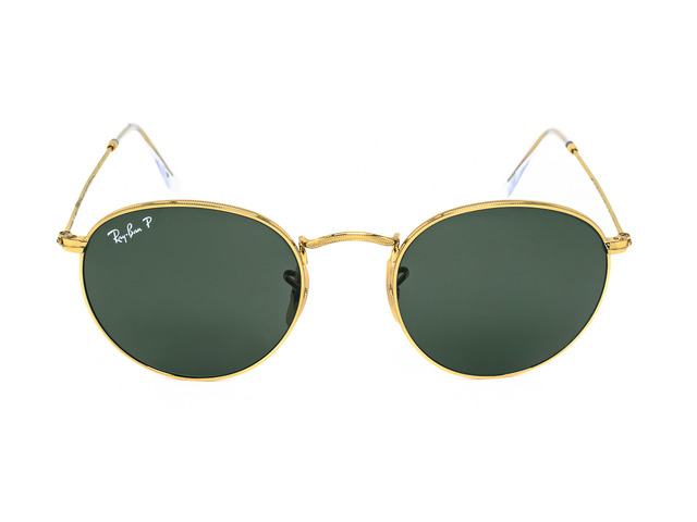 Сонцезахисні окуляри Ray-Ban Round Metal RB 3447 001/58 50 мм. TINTED GREEN POLAR