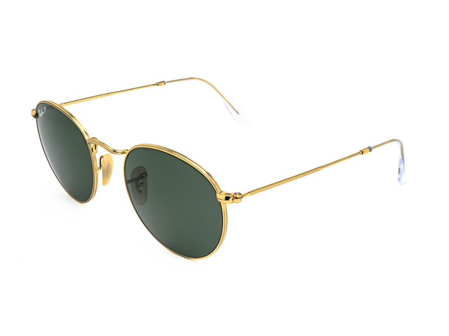 Сонцезахисні окуляри Ray-Ban Round Metal RB 3447 001/58 50 мм. TINTED GREEN POLAR
