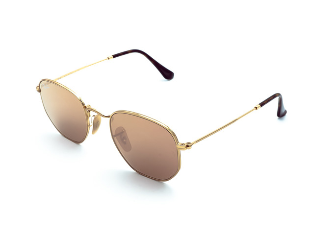 Сонцезахисні окуляри Ray-Ban Hexagonal Flat Lenses RB 3548N 001/Z2 48 мм. MIRROR PINK