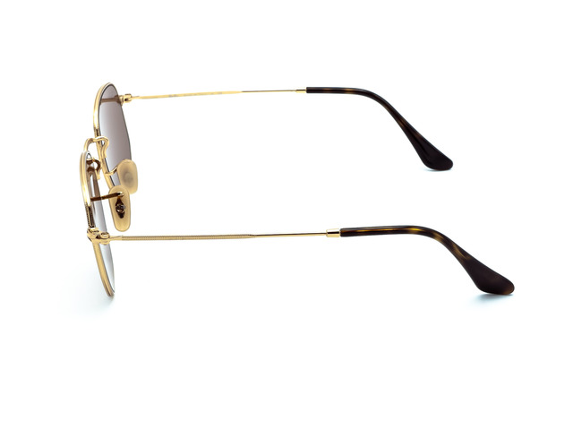 Сонцезахисні окуляри Ray-Ban Hexagonal Flat Lenses RB 3548N 001/Z2 48 мм. MIRROR PINK. Фото 3