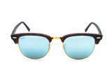Сонцезахисні окуляри Ray-Ban Clubmaster Flash Lenses RB 3016 1145/30 51 мм. MIRROR CRYSTAL SILVER