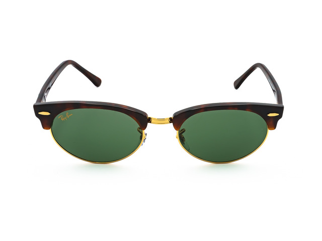 Сонцезахисні окуляри Ray-Ban Clubmaster Oval RB 3946 1304/31 52 мм. TINTED GREEN