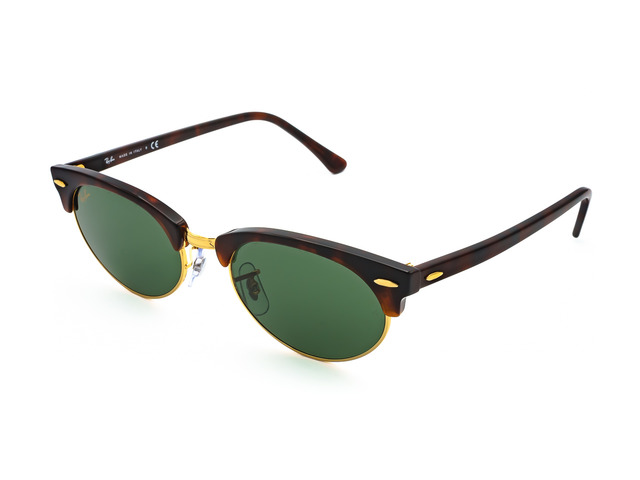 Сонцезахисні окуляри Ray-Ban Clubmaster Oval RB 3946 1304/31 52 мм. TINTED GREEN