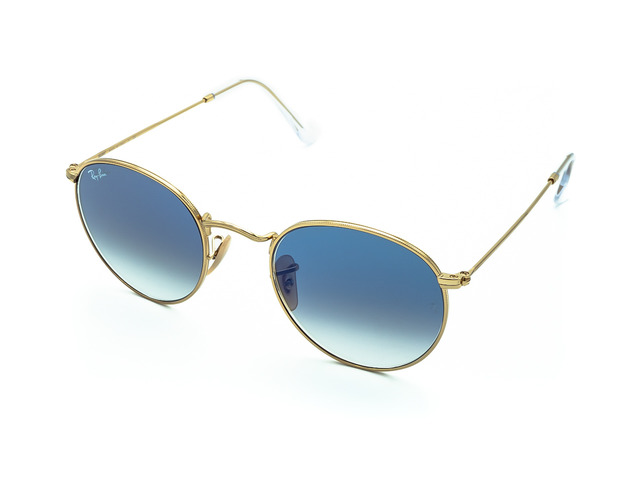 Сонцезахисні окуляри Ray-Ban Round Metal RB 3447-N 001/3F 50 мм. GRADIENT BLUE