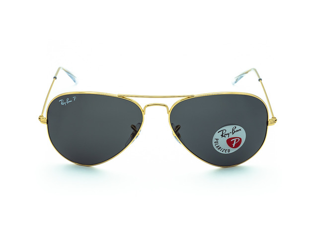 Сонцезахисні окуляри Ray-Ban Aviator Large Metal RB 3025 9196/48 54 мм. TINTED BLACK POLAR