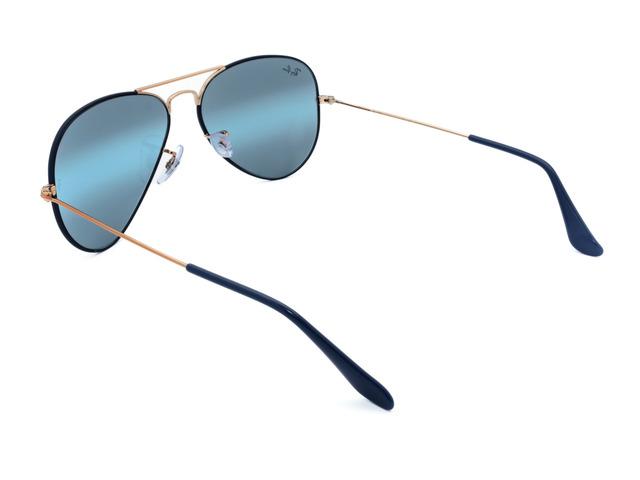 Сонцезахисні окуляри Ray-Ban Aviator Large Metal RB 3025 9156/AJ 58 мм. MIRROR BLUE. Фото 4
