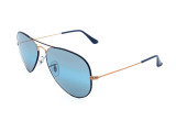 Сонцезахисні окуляри Ray-Ban Aviator Large Metal RB 3025 9156/AJ 58 мм. MIRROR BLUE. Фото 2