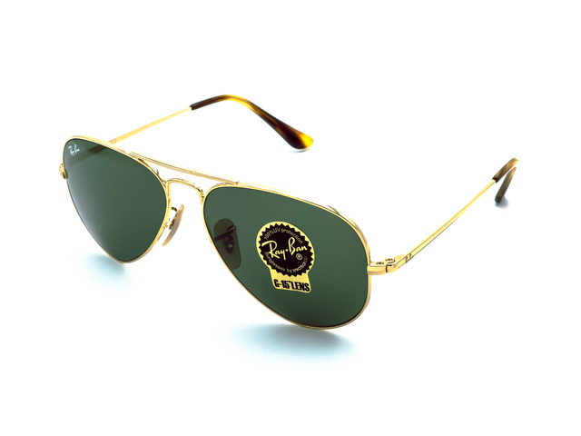 Сонцезахисні окуляри Ray-Ban Aviator RB 3689 9147/31 55 мм. TINTED GREEN