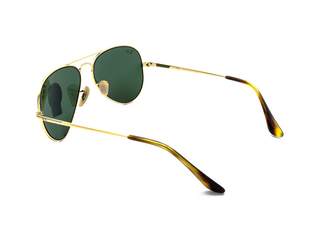 Сонцезахисні окуляри Ray-Ban Aviator RB 3689 9147/31 55 мм. TINTED GREEN. Фото 4