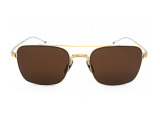 Сонцезахисні окуляри THOM BROWNE TBS 120-A-02 // GLD-SLV 53 мм. TINTED BROWN
