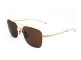 Сонцезахисні окуляри THOM BROWNE TBS 120-A-02 // GLD-SLV 53 мм. TINTED BROWN. Фото 2