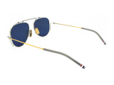 Сонцезахисні окуляри THOM BROWNE TBS 917A 01 // SLV-GLD 56 мм. TINTED GREY . Фото 4