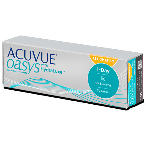 Контактні лінзи Acuvue Oasys 1-Day with HydraLuxe For Astigmatism