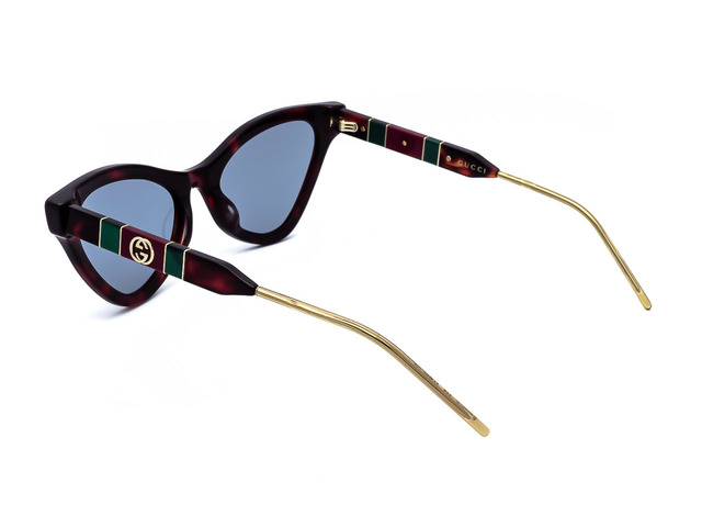 Сонцезахисні окуляри GUCCI GG0597S 002 55 мм. TINTED BLUE. Фото 4