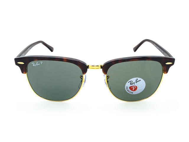 Сонцезахисні окуляри Ray-Ban Clubmaster RB3016 990/58 55мм. TINTED GREEN POLAR