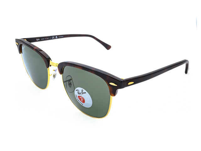 Сонцезахисні окуляри Ray-Ban Clubmaster RB 3016 990/58 51мм. TINTED GREEN POLAR. Фото 2