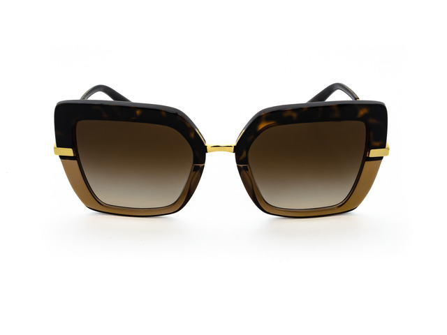 Сонцезахисні окуляри DOLCE & GABBANA DG 4373 3256/13 52 мм. GRADIENT BROWN