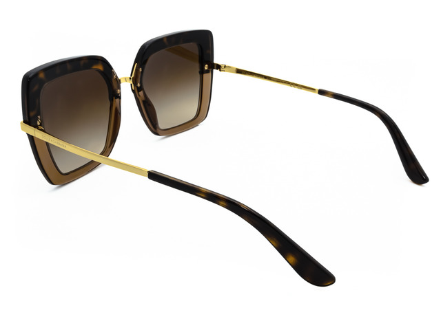 Сонцезахисні окуляри DOLCE & GABBANA DG 4373 3256/13 52 мм. GRADIENT BROWN. Фото 4