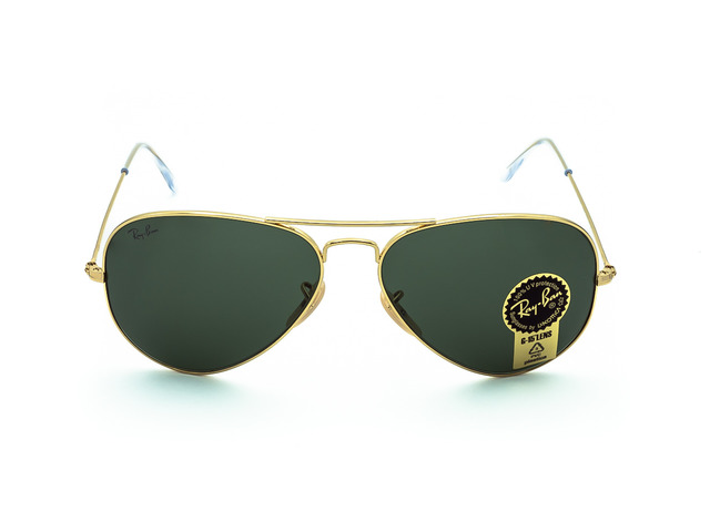 Сонцезахисні окуляри Ray-Ban Aviator Large Metal RB 3025 W3400 58 мм. TINTED GREEN