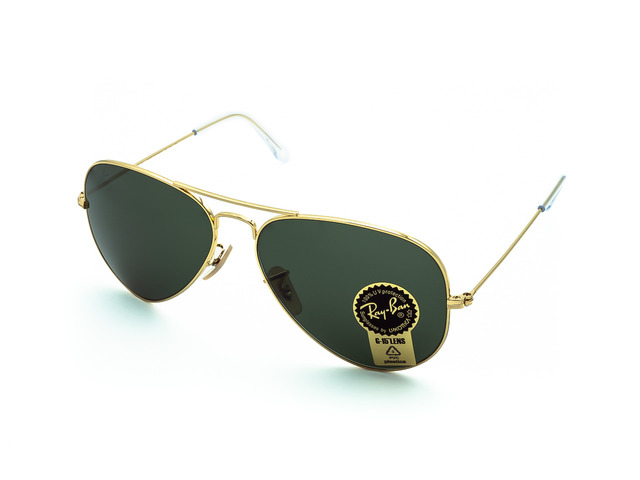 Сонцезахисні окуляри Ray-Ban Aviator Large Metal RB 3025 W3400 58 мм. TINTED GREEN
