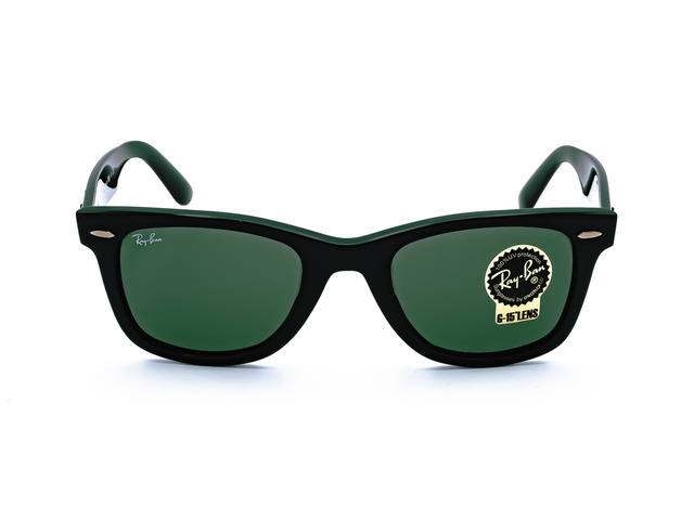 Сонцезахисні окуляри Ray-Ban Wayfarer RB2140-F 901 52 мм. TINTED GREEN