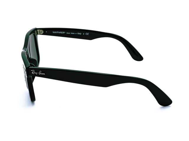 Сонцезахисні окуляри Ray-Ban Wayfarer RB2140-F 901 52 мм. TINTED GREEN. Фото 3