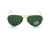 Сонцезахисні окуляри Ray-Ban Aviator Large Metal RB3025 001/58 58мм. TINTED GREEN POLAR