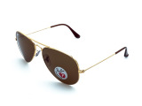 Сонцезахисні окуляри Ray-Ban Aviator Large Metal RB 3025 001/57 58 мм. TINTED BROWN POLAR. Фото 2