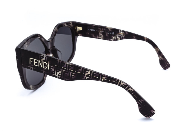 Сонцезахисні окуляри FENDI FE40017F 55B 56 мм. GRADIENT GREY. Фото 4