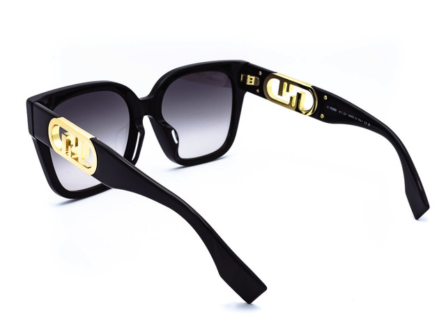 Сонцезахисні окуляри FENDI FE40063F 01B 55 мм. GRADIENT GREY . Фото 4