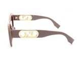 Сонцезахисні окуляри FENDI FE40064F 57E 53 мм. TINTED BROWN. Фото 3