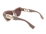 Сонцезахисні окуляри FENDI FE40064F 57E 53 мм. TINTED BROWN. Фото 4