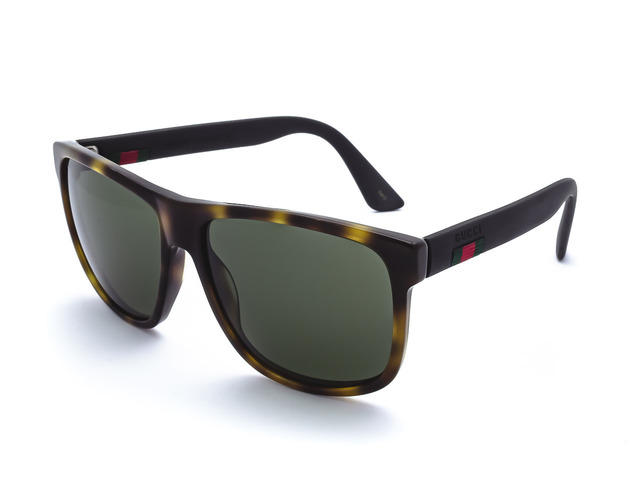 Сонцезахисні окуляри GUCCI GG0010S 006 58  мм. TINTED GREEN
