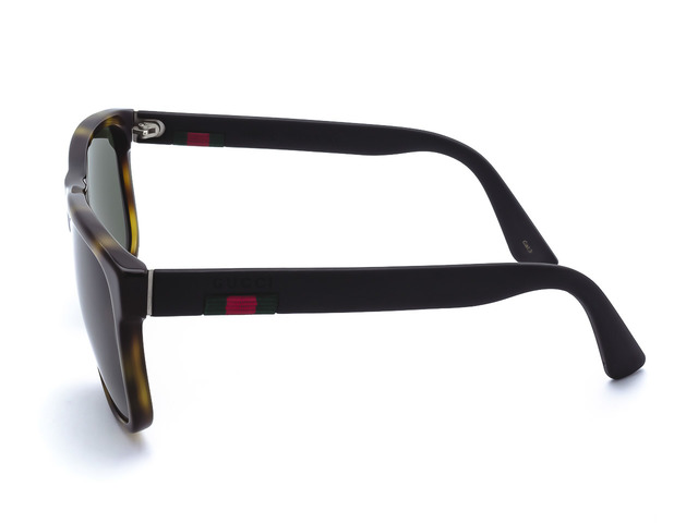 Сонцезахисні окуляри GUCCI GG0010S 006 58  мм. TINTED GREEN. Фото 3