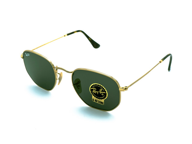 Сонцезахисні окуляри Ray-Ban Hexagonal Flat Lenses RB 3548-N 001/58 51 мм. TINTED DARK GREEN POLAR. Фото 2