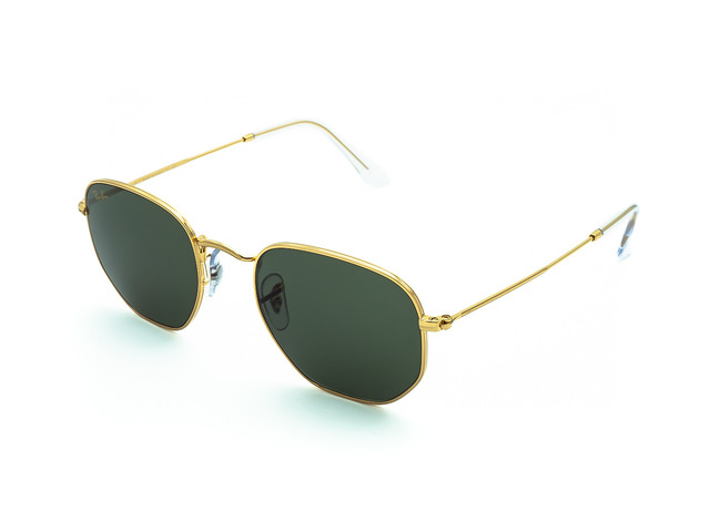 Сонцезахисні окуляри Ray-Ban Hexagonal RB 3548 9196/31 51 мм. TINTED GREEN
