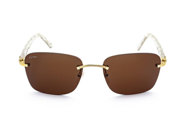 Сонцезахисні окуляри Cartier CT0034RS 001 56мм. TINTED BROWN