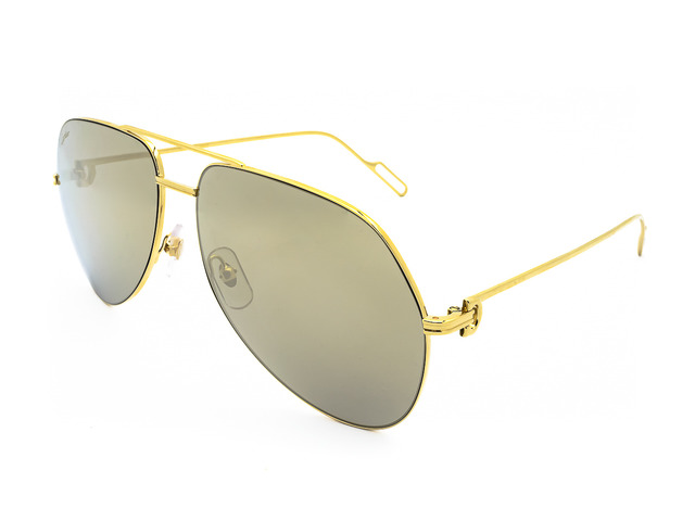 Сонцезахисні окуляри Cartier CT0110S 007 62мм. MIRROR GOLD
