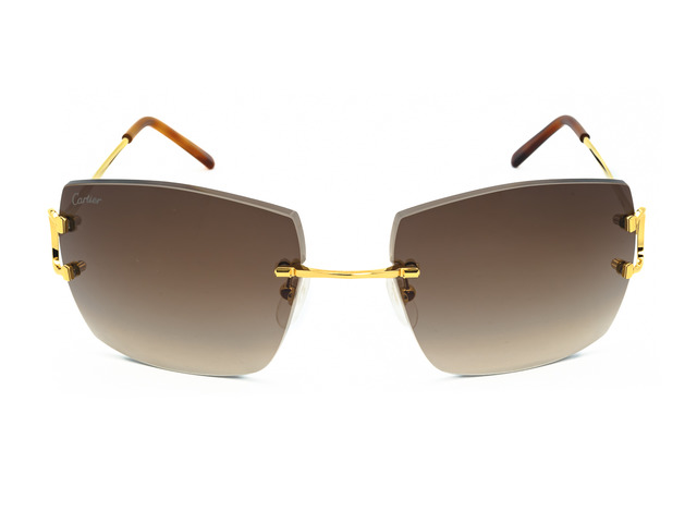 Сонцезахисні окуляри Cartier CT0009RS 57мм. 001 GRADIENT BROWN