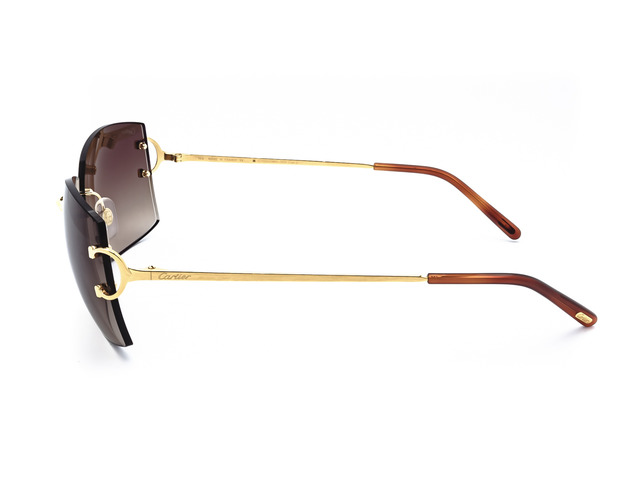 Сонцезахисні окуляри Cartier CT0009RS 57мм. 001 GRADIENT BROWN. Фото 3