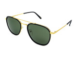 Сонцезахисні окуляри MOSCOT Macher BLACK/ GOLD 55 мм. TINTED GREEN. Фото 2