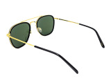 Сонцезахисні окуляри MOSCOT Macher BLACK/ GOLD 55 мм. TINTED GREEN. Фото 4