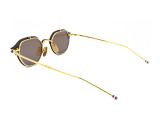 Сонцезахисні окуляри THOM BROWNE TBS 812-46-03//BLK-GLD 46мм. TINTED BROWN. Фото 7
