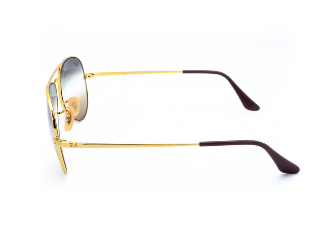 Сонцезахисні окуляри Ray-Ban Aviator Metal II RB 3689 001/GD 55 мм. GRADIENT BLUE/YELOW. Фото 3